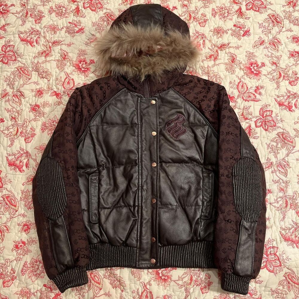 Rocawear Women's Brown and Burgundy Jacket